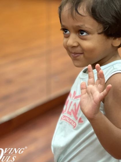 A warm welcome from one of our youngest students. Our kids' classes are open to all who want to join the fun.