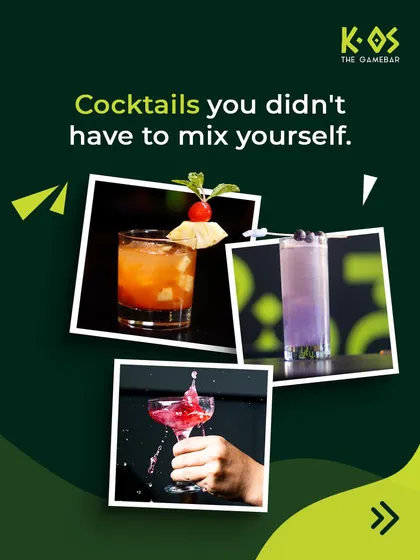 We serve cocktails you didn't have to mix yourself. It's the perfect upgrade to your usual weekend plans.