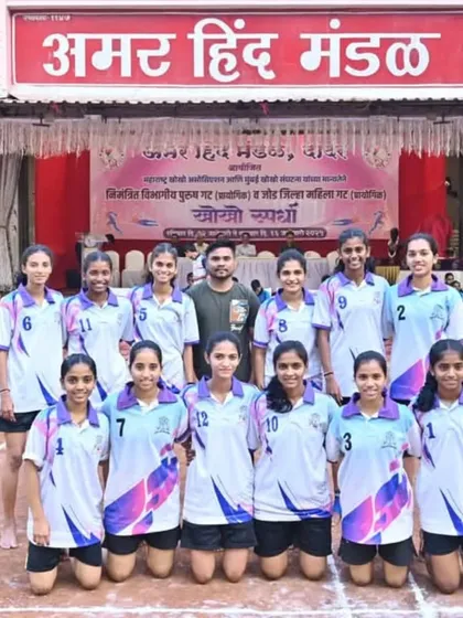 The Mahatma Gandhi Sports Academy women's team.