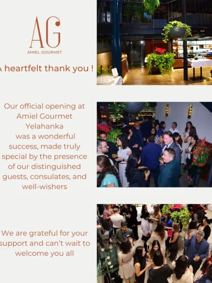 A heartfelt thank you to everyone who joined us for the Grand Opening of Amiel Gourmet Yelahanka. Your support means the world to me.