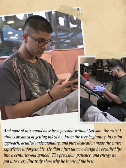 "From the very beginning, his calm approach, detailed understanding, and pure dedication made the entire experience unforgettable." A client praising his artist, Saiyam.