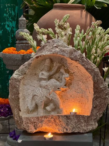 Greenhouse - Handcrafted Stone Sculpture & Decor Art in Stone: Temple-Inspired Niches & Plaques photo 24