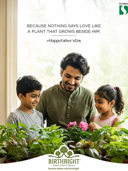 Some gifts are about creating memories. I curate plants that can become a part of your family's story, growing alongside your children and creating moments of connection, like this father teaching his kids the joy of nurturing nature.