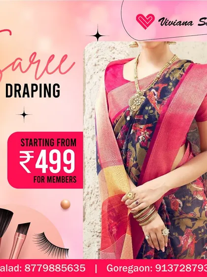 Need help with draping your saree perfectly? I offer professional saree draping services, including difficult styles like the Nauvari, for a flawless look.