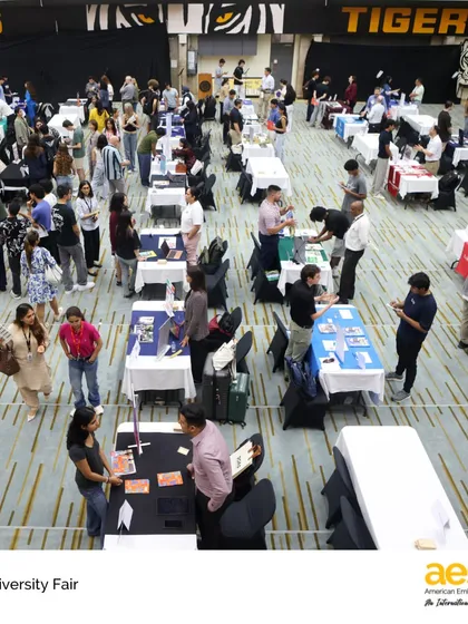 We are committed to preparing our students for their next chapter. Our annual University Fair connects high schoolers with over 60 universities from around the world, providing them with the guidance and inspiration to pursue their future goals.