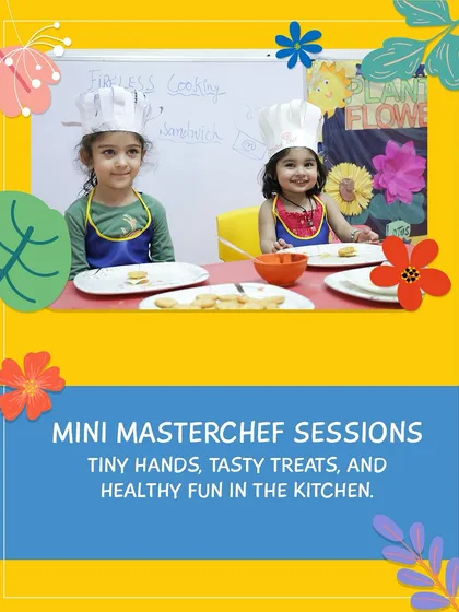 Our All-Rounder Adventure camps are about more than just sports. Here, our mini masterchefs learn about healthy eating and teamwork during a fun flameless cooking session.