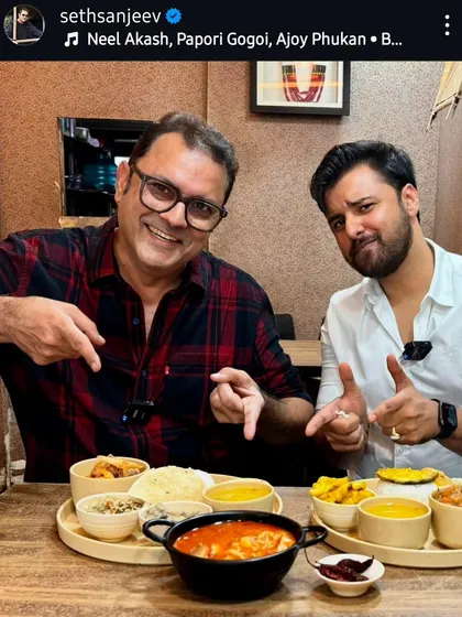 I was so happy to host Sanjeev Seth at our restaurant. It means a lot when people appreciate the authentic flavours we are trying to bring to Mumbai. Thank you for the support.