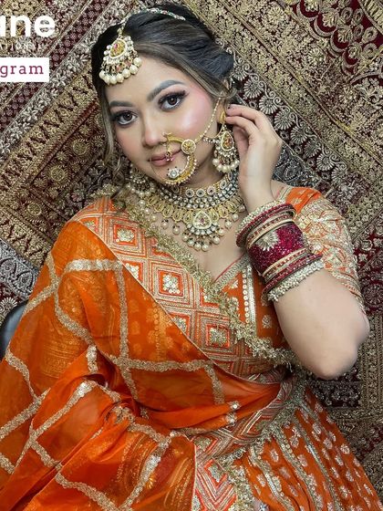 A beautiful three quarter portrait of the bride. I teach my students to find the most flattering angles for their clients and models.