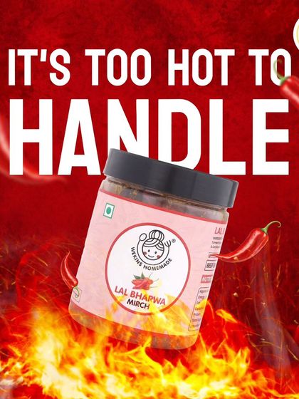 It's too hot to handle. Our Lal Bharwa Mirch Achaar is for those who love a fiery kick. Made with love and a lot of spice, it adds magic to any dish.