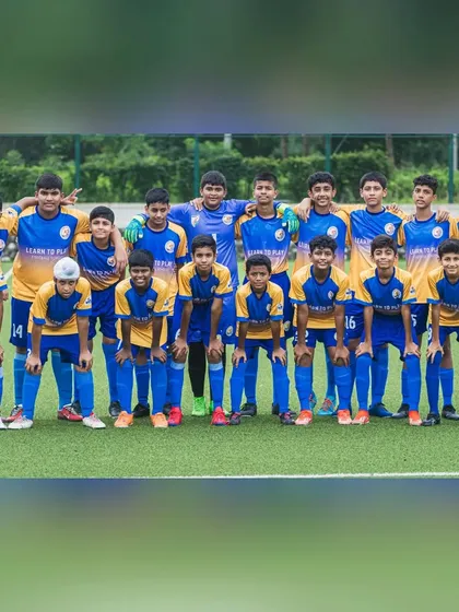 Our Under-15 squad for the Thane Youth League 2024-25. For many, this was their first experience in 11v11 football.