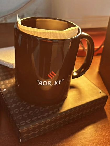 A customized mug from The Indian Express, a token of appreciation that I cherish. I am striving to earn respect, and my journey continues.