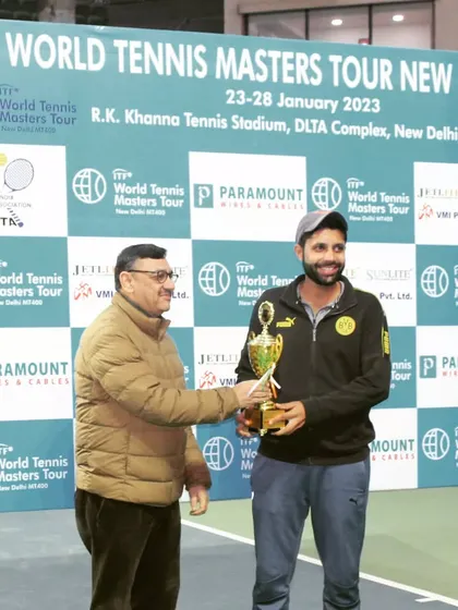 Winning the 30+ singles title at the ITF Masters 400. A great way to kick off the tournament calendar for the year.