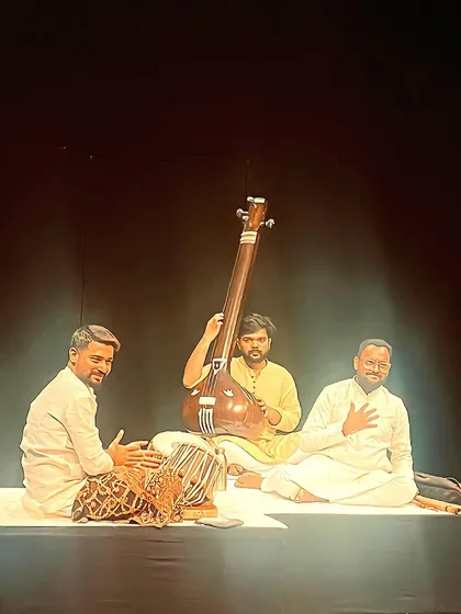 A privilege accompanying the soulful flautist Rajat Prasanna at the iconic Prithvi Theatre for a morning concert. The acoustics and atmosphere of this venue are magical.