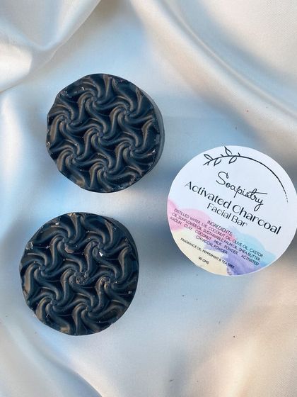 My Activated Charcoal facial bar is back! It's designed to absorb excess oil and tighten pores, making it perfect for oily skin.