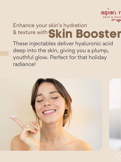 Skin Boosters are injectable treatments that deliver hyaluronic acid deep into the skin. This enhances hydration and texture, giving you a plump, youthful glow perfect for achieving that holiday radiance.