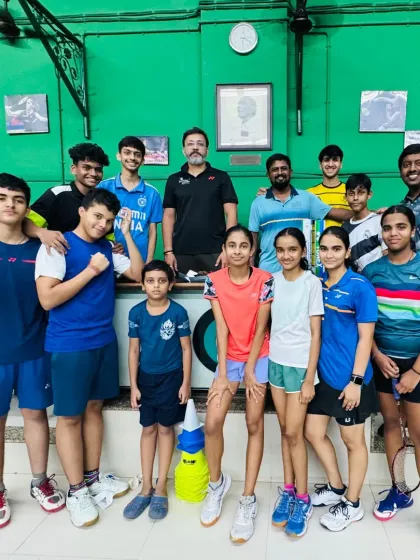 Celebrating my birthday with my students at the Chembur Gymkhana Centre. I am grateful for the love and energy from our amazing badminton family.