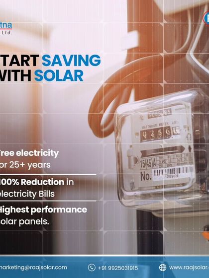 Raaj Solar - Utility-Scale & Industrial Solar Projects Financial & Environmental Benefits photo 9