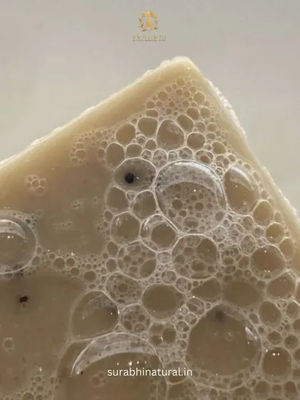 You can see the rich, bubbly lather of our Coconut Milk Soap here. It’s incredibly creamy and hydrating, gently nourishing the skin to leave it feeling silky smooth.