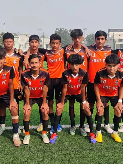 Our U15 team before their match against Olimpic FA in the HCL Delhi Future Stars Youth League.