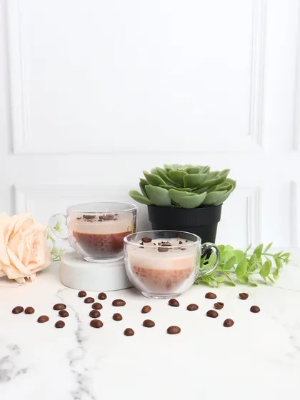 My Fresh Coffee Scented Candle is the perfect daily dose of caffeine for your senses. It looks and smells just like a freshly brewed cup.