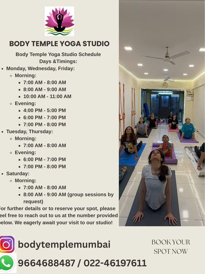 Our complete studio schedule. We offer a wide variety of classes to suit everyone, from orthopedic and prenatal yoga to strength sessions, all at affordable prices.