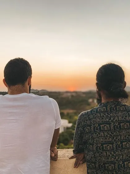 This is a duplicate of image 154. Watching the sunset together is a simple, beautiful ritual that brings our community closer.