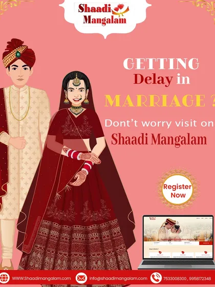 Feeling like your marriage is getting delayed? Don't worry. Our platform is designed to help you find your perfect match in a timely manner, so you can start your new life without any more waiting.