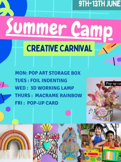 Welcome to the "Creative Carnival" week! This is where we get inventive with projects like pop art storage boxes, 3D working lamps, and beautiful macrame rainbows.