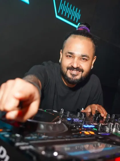 Here's a shot of me in my element at Toca Brigade. I'm always focused on the mix, reading the room to play the perfect track at the perfect moment.