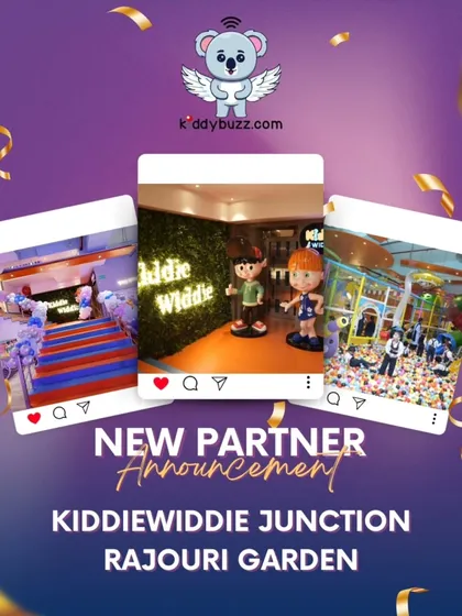 Play more and pay less with our new partner, Kiddiewiddie Junction in Rajouri Garden! I've secured an exclusive 10% discount on tickets for the KiddyBuzz family.