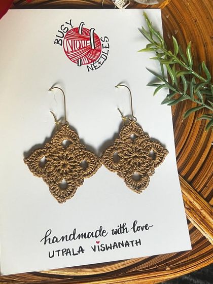 Busy Needles by Utpala Viswanath - Custom Crochet Fashion & Accessories Crochet Jewelry photo 22