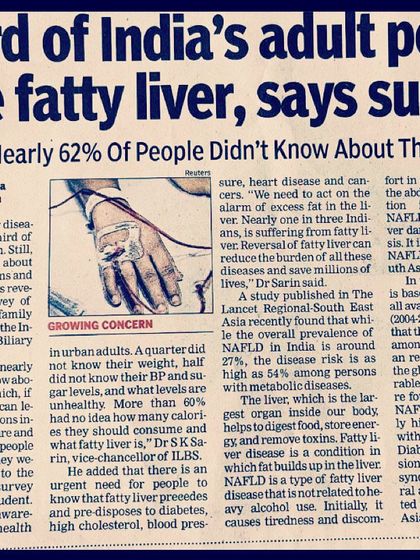Fatty liver disease affects nearly one-third of India's adult population, yet many are unaware of it. I explain the stages of progression from simple fat accumulation to serious conditions like cirrhosis and the key risk factors to watch for.