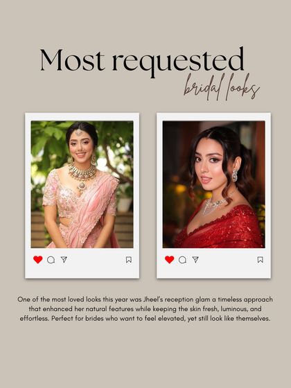 A showcase of the most requested bridal looks of the year. Jheel's reception glam was a favorite, embodying a timeless approach that enhances natural features while keeping the skin fresh and luminous.