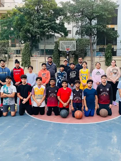 We are more than just a team, we are a family. This is our squad after a competitive friendly match, building bonds that last on and off the court.