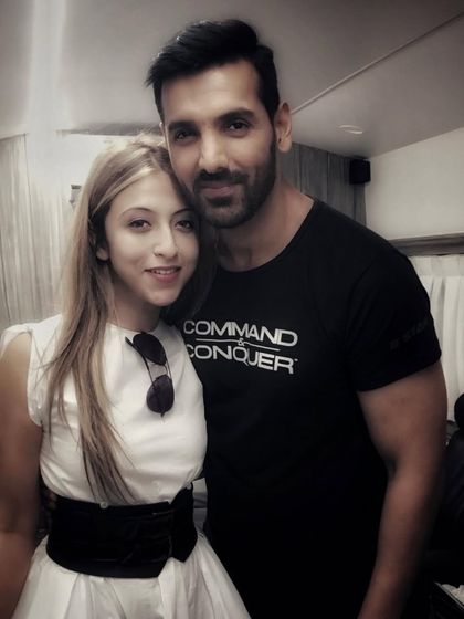 A throwback photo with John Abraham. It's been an honour to work with and learn from him over the years.