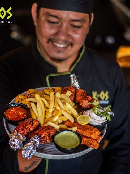 Our ultimate power-packed food platter, served with a smile by our chef. It's got a little bit of everything to fuel your game.