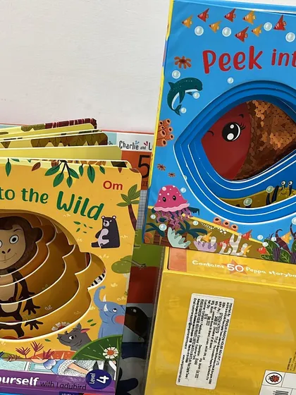 Peek-inside books are a great way to engage curious little minds. With layered pages and fun surprises, they make for a delightful and interactive gift for any occasion.