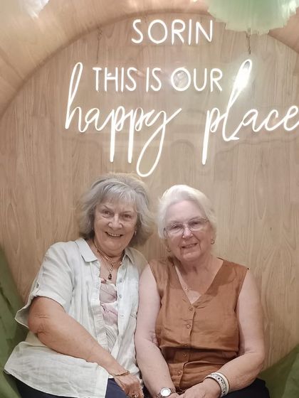 A lovely photo of two friends enjoying their time together at the salon. We believe self-care is even better when shared.