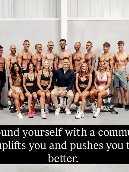This is our community. A group of people who uplift and push each other to get better. When you join my program, you are not just getting a plan. You are joining a team that has your back and wants to see you win.