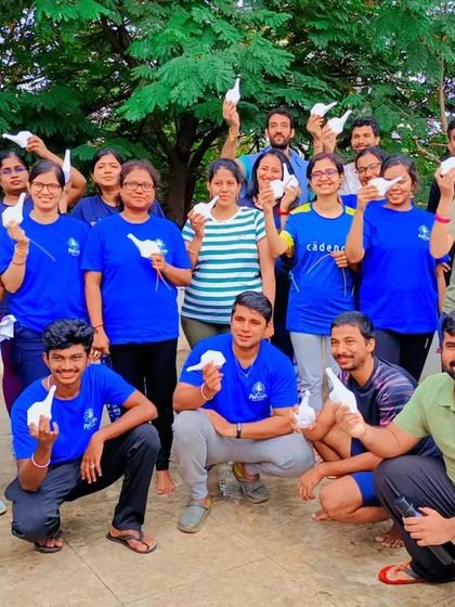 Our happy group of students after a Shatkriya session. There's a great sense of accomplishment and clarity after completing these cleansing practices.