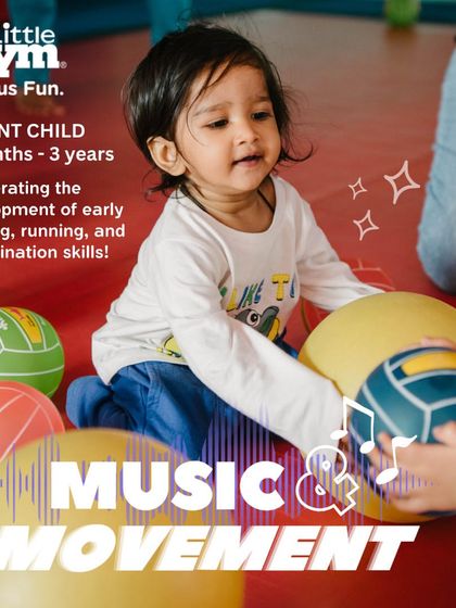 Playing with balls helps toddlers develop hand-eye coordination and motor skills. Our 'Music & Movement' theme incorporates rhythmic activities that make learning to handle objects both fun and educational.