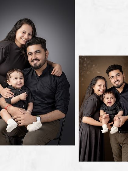 From posed smiles to candid giggles, a family photoshoot includes a variety of shots to perfectly capture your family's dynamic.