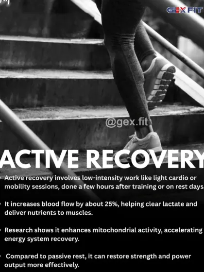 Active recovery, like light cardio on rest days, increases blood flow by about 25%. This helps clear metabolic waste and deliver nutrients to your muscles, speeding up repair.
