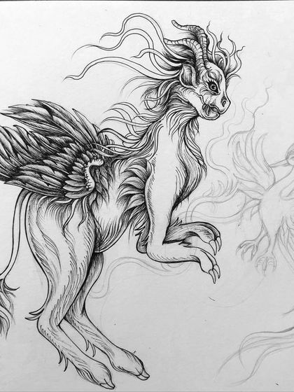 Ankita Bhattacharya - Tattoo Design Mythological & Fantastical Creatures photo 11