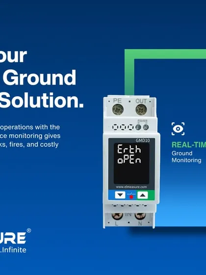 Safety is my priority, and the GMD 10 Ground Monitoring Device is a key part of that commitment. It provides continuous, real-time ground resistance monitoring to give early warnings, preventing electrical shocks, fires, and costly operational downtime.