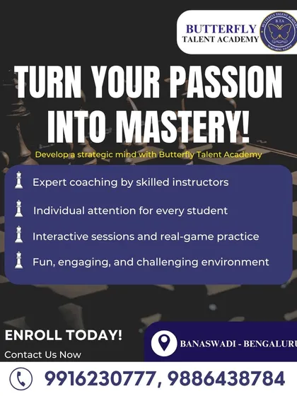 We are dedicated to helping students turn their passion for chess into true mastery. Our program guarantees expert coaching, individual attention for every student, and interactive sessions with real-game practice.