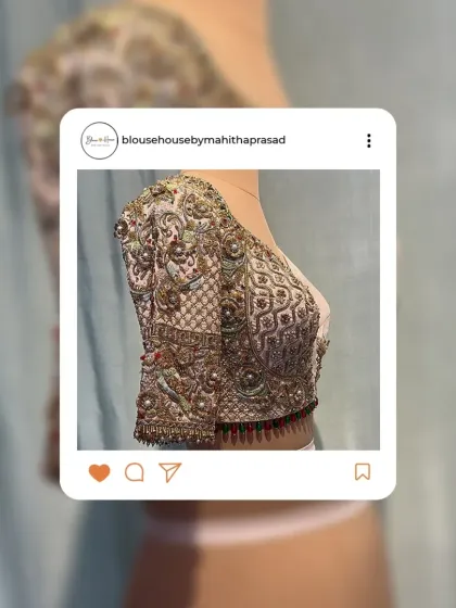 Blouse House by Mahitha Prasad - Custom Blouse Design & Embroidery Muhurtham Masterpieces: The Bridal Edit photo 22