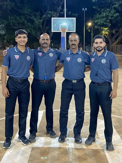 Our team of experienced referees for the Hooplah tournament. We ensure every game is clean, with no drama.