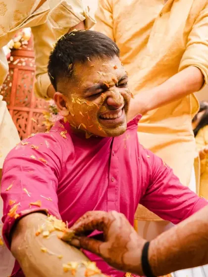 WhatKnot - Wedding Photography & Videography The Haldi Edit: Colours, Chaos & Laughter photo 44