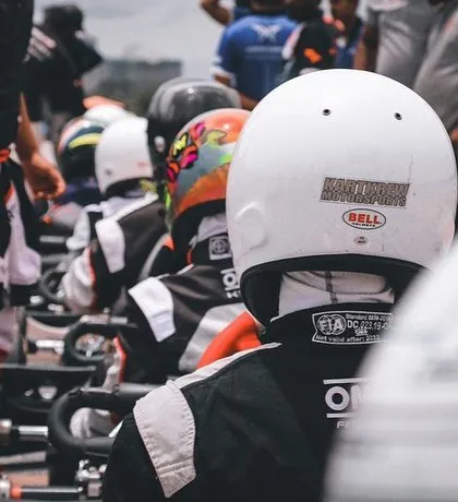 The view from the back of the grid before the start of RMC Round 4.